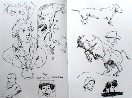 dessin musee fabre montpellier croquis musee fabre montpellier