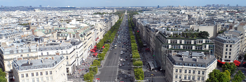 toit arc triomphe