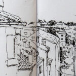 Croquis en ville à Montpellier