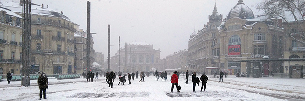 neige montpellier