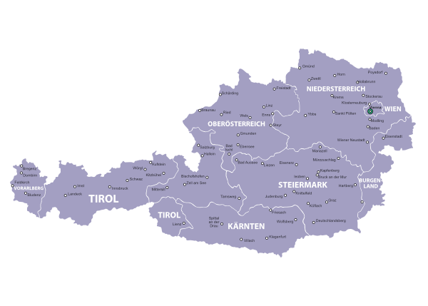 carte autriche