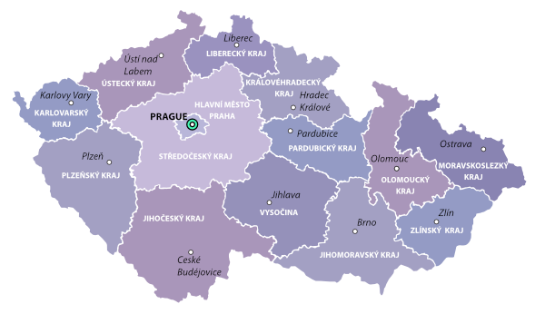 carte republique tcheque