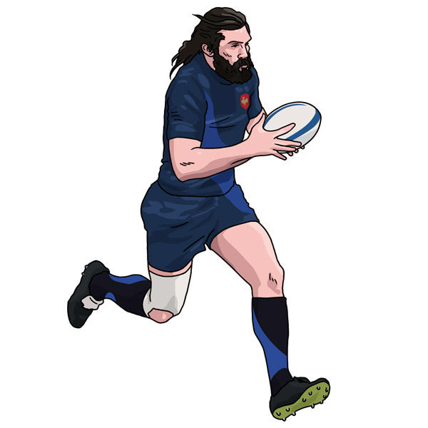 sebastien chabal illustration xv de france